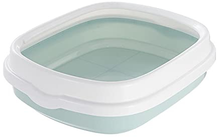 Dongzhi Lettiera per Gatti con Coperchio Rimovibile - Toilette Semichiusa con Vassoio per La Raccolta di Feci e Urina