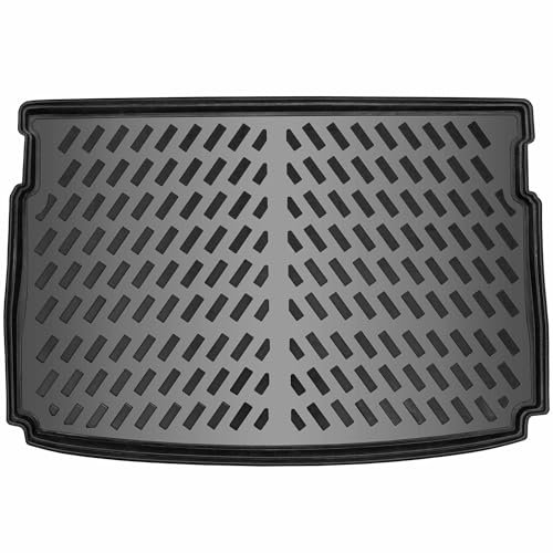 ELMASLINE 3D Kofferraumwanne für VW Golf 8 Schrägheck (2020-2025) | Antirutsch mit hohen Rand | 3D Kofferraummatte - Zubehör