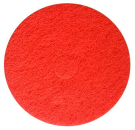 17 Inch Buffing Pads Premium Heavy Duty Floor Cleaning Buffer Pads Polishing Pad Cleaning Pads Washing Floor Machine Accessories Red
