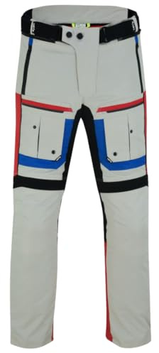 LOVO - Pantalones Moto AfricPro Unisex - Pantalon Moto Hombre y Mujer - Pantalones de Moto Unisex - Ropa Moto Segura con Protectores - Resistencia, Confort y Protección Total