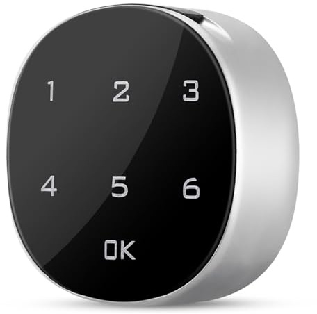 Serrure à Code Numérique et Cadenas à Combinaison en Alliage de Zinc avec Écran Tactile Serrure Intelligente pour Porte Armoire Boîte à Outils Tiroir