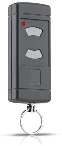 YuliSpy HSE2-40 Garage Door Opener Remote Control Compatible with Hormann 40.685MHz Gray Buttons HSM2-40, HSM4-40, HSE2-40, HSE4-40, HS2-40, HS4-40 Key Fob 1 Pack Mini 2 Buttons
