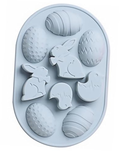 IMIKEYA Easter Egg Silicone Mold for Baking DIY Craft and Party Decorations Safe Food-Grade Material Easy to Use for Homemade Treats and Festive Displays