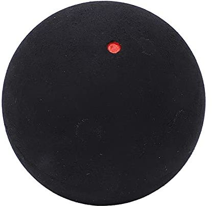 POENVFPO Squashball, 37 Mm, Einzelner Blauer Punkt, Gummi-Squashball, Gummi-Squashschlägerbälle für Anfänger, Wettkampftraining (einzelner roter Punkt)