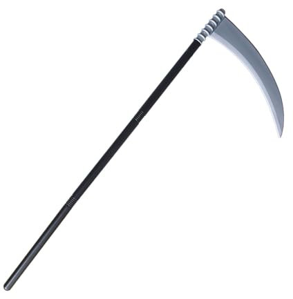 F Fityle Giocattolo di Scena per Cosplay e Costumi di Halloween, Facile da Montare per la Festa di Halloween, Accessorio Versatile e Realistico, Giocattolo per, Falce