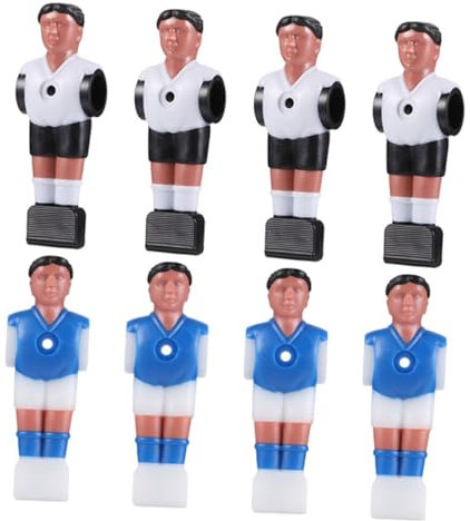 DECOMELODY 8stücke Tischfußballfiguren Mit Spielern Ersatz-tischfußballmännchen Aus Harz Für Tischfußballtische Und Dekorationen Robust Und Detailliert