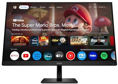 HP OMEN by 31.5 inch UHD 144Hz Smart Gaming Monitor - OMEN 32x Monitor PC 80 cm (31.5) 3840 x 2160 Pixel 4K Ultra HD LED Nero