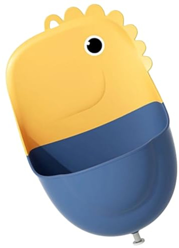 UTHCLO Vasino Orinatoio per Bambini Maschi da Appendere alla Parete Vasino per Bimbo Serbatoio Liscio Facile da Pulire Design Cartoon Colore Blu Capacità Anti-trabocco