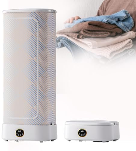 WEICNE Planchadora Y Dobladora Automática, Temporizador Inteligente, Secado De Ropa, con Control Remoto, para El Hogar, Lavandería Y Dormitorios