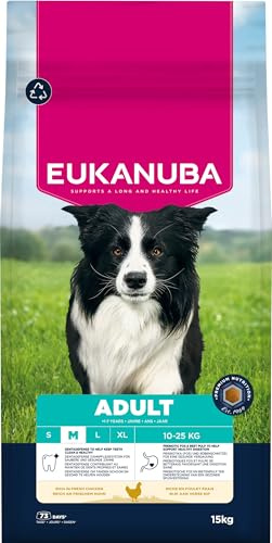 Eukanuba Fresh Chicken - Complete Dry Dog Food - For Adult Medium Breed Dogs 15KG