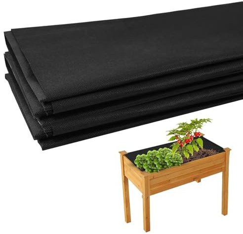 Fabric Liner for Large Veg Trough Outdoor Raised Bed Planter (160cm x 210cm)Non Woven Fabric Plant Liners, Replacement Felt Window Box Liners, Outdoor Raised Bed Planter Liner for Garden Flower