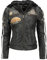 Urban Leather Veste de moto 58 LADIES avec rembourrage protecteur, Breaker, XL, gris foncé