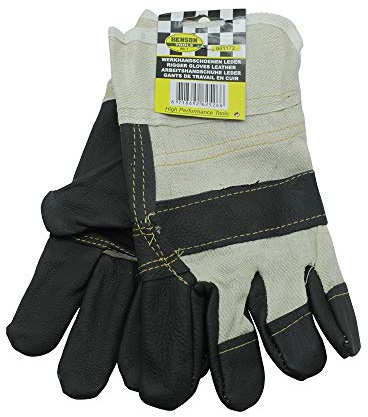 4X Leder (4 Paar) Arbeitshandschuhe Montagehandschuhe Gartenhandschuhe Handschuhe Lederhandschuhe