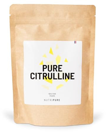 Nutripure | L-Citrulline BioKyowa® Végétale | Idéale pour la Congestion Musculaire pour l'Entraînement | Précurseur de l' Arginine | Sans Malate de Citrulline | Made in France