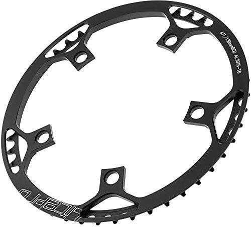 GIVBRO Fahrrad-Kettenblattschutz 130 BCD schmales breites Kettenblatt 45T 47T 53T 56T 58T Kettenblatt Zahnkranz für Rennräder, BMX MTB Fahrrad