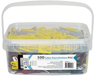 Materiel de Pro Cale fourchette panachées PVC bte 500 ACBAT