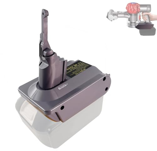 BTRUI für Dyson V7 V8 Adapter für Makita 18V Lithium Akku auf für Dyson V7 V8 Animal Fluffy Motorhead Handstaubsauger Vacuum Konverter (Adapter MT18V7/V8)