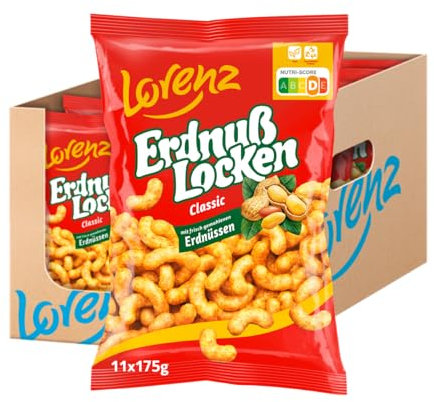 LORENZ | ErdnußLocken Classic | 11 x 175 g | vegan