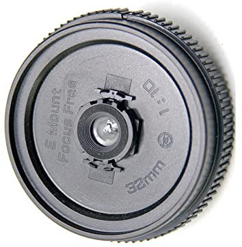 ZEZEFUFU Lente de resina para cámara de 32 mm, lente de panqueque F10, gran angular, ultrafina, sin enfoque para Sony (montura E)