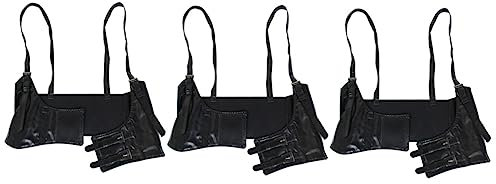 WOFASHPURET Gurtzeug 3st Körperkette Ledergürtel Für Damen Damengürtel Frauen Schnallen Sich Geschirre An Brustgurte Für Frauen Brustgeschirr Für Frauen Zubehör Extra Breit Fräulein Pu