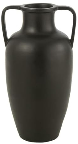 Vase avec Anses Amphore 66cm Noir