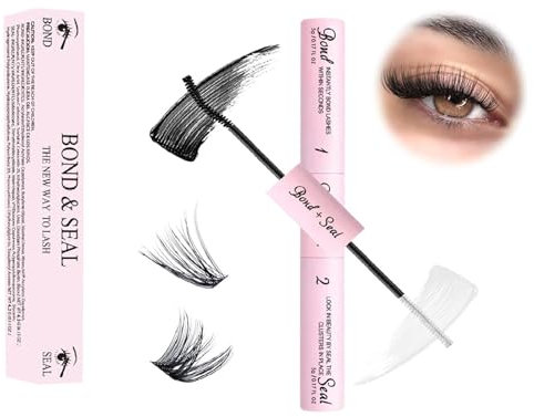 Colla impermeabile per ciglia White Bond and Seal, colla per ciglia finte a tenuta forte, colla per ciglia ad asciugatura rapida e rimozione veloce, adesivo per ciglia finte per extension
