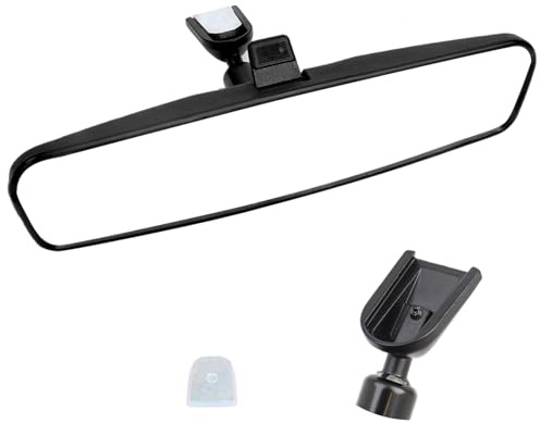 10.6” Rear View Mirror,Compatible with F-150 Focus, Honda Civic Accord, Wrangler, Kia Optima Soul Sorento,Nissan Rogue Altima Toyota Corolla Camry Tacoma, Universal Interior Day/Night Mirror