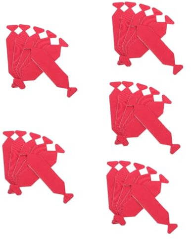 Baluue 30pcs Squeegee Buffer Tapes Self-adhesive Slip Microfiber Stickers for Vehicle Film Installation and Protection Red for Optimal Scratch Resistance