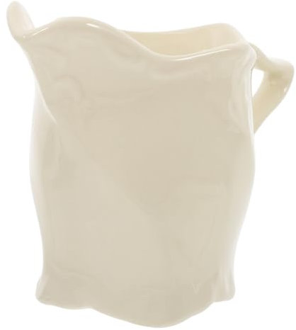MUCKLILY Pot à Lait Et Céramique Avec Poignée Distributeur Pour Café Et Thé Récipient Pratique Pour Cuisine Bureau