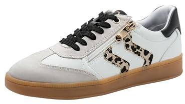Marco Tozzi Damen Sneaker weiches Feel Me Wechselfußbett weiches Innenfutter Vegan Modern