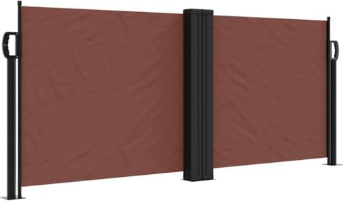Genérico Tenda da Sole Laterale Retrattile Marrone 100x600 cm,Marrone,9.75kg,4004584