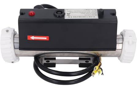 Generic Poolvärmare Elektrisk Självuppvärmningstermostat för Spa-pool, Fast för Kontroll Av Bubbelbadvatten (2KW)