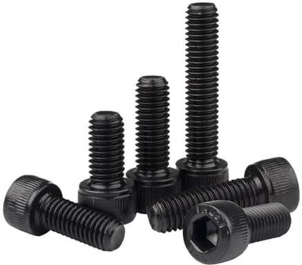Hex Socket Cap Head Screw Mini Hex Socket Head Cap Bolt Screw M1.4 M1.6 M2 M2.5 M3 M4 Black Grade 12.9 Carbon Steel Metric Bolts(M3x50mm(HT)-20pcs)