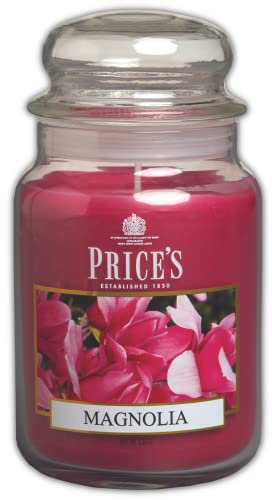 Price's Candles - Candela in Giara Grande Magnolia - Durata Fino a 150 ore di Combustione