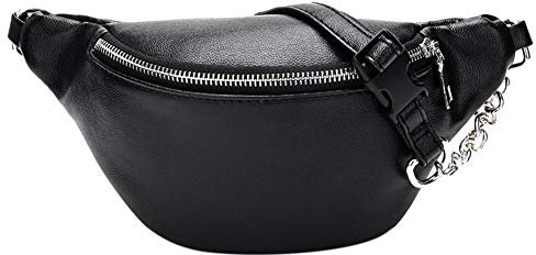 Sac Banane Oval Femme Sac de Ceinture Sac de Taille Ville Pochette de Voyage Bum Bag Waist Bag Elégant