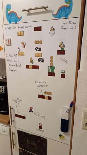 KaRoFoilFIX© 70x40cm - Magnettafel - Selbstklebende Magnetische Whiteboard Folie | Weißwandtafel | Whiteboard | Schreibtafel | Folie | Wandfolie | Farbe: Weiß