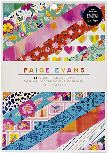 Paige Evans Single-Sided Paper Pad 6X8 36/Pkg-Go The Scenic Route