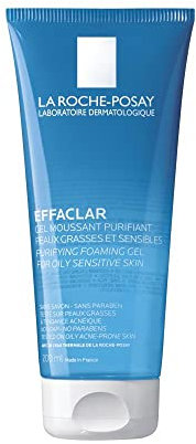 La Roche Posay Effaclar, Gel Detergente Schiumogeno, Per Pelli a Tendenza Acneica, Azione Purificante, Rimuove Sebo e Impurità, Arricchito con Acqua Termale e Zinco, 200 ml