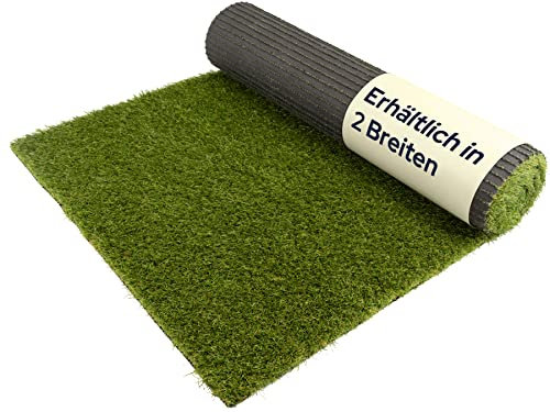 Primaflor Kunstrasen MYSTIQUE 47mm - 2,00m x 5,00m, UV-Beständiger, Wasserdurchlässiger, Rasenteppich, Outdoor Bodenbelag, Kunstgras für Garten, Terrasse und Balkon