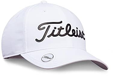 Titleist Performance Ball Marker Baseballkappe Unisex Erwachsene, Weiß/Schwarz, One Size