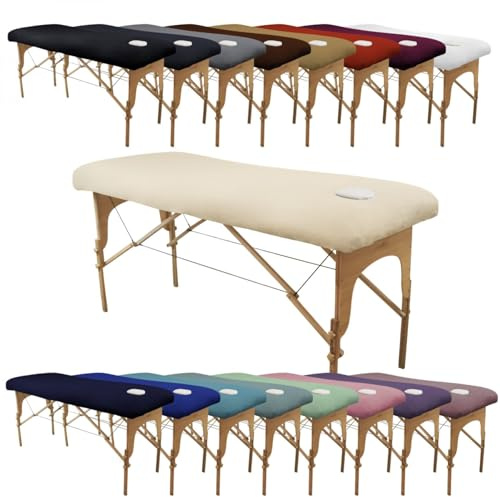 Vivezen - Drap Housse de Protection en éponge pour Table de Massage - Plusieurs Coloris