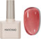 MAYCHAO Jelly Gel Nail Polish -15ML Blush Pink Jelly Gel Polish Soak Off UV LED Nude Pink Nail Polish for DIY Manicure Home Salon Nail Art