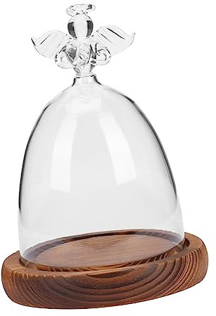 Alipis Glass Landscape Cover for Eternal Flowers Small Decorative Dome Base for Decor Aesthetic