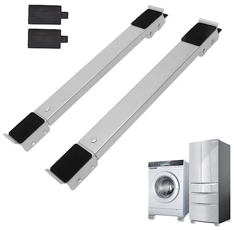 Transportador Lavadora, Base para Electrodomésticos, Elevador de Carga con Ruedas, Transporte de Objetos hasta 300 Kg, Elevación de Mobiliario, Ruedas para Transportar en Hogar, Mudanzas.