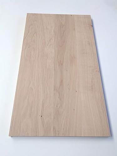 Tableros de madera maciza de roble de 3 cm de grosor. Diferentes longitudes. Dimensiones especiales a petición (20 x 150 cm)