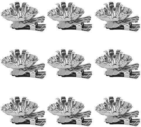 Baumkerzenhalter, 10 Stück Kerzenhalter Weihnachtsbaum, Kerzenhalter Christbaum mit Clip für Baumkerzen, Weihnachten, Hochzeit, Geburtstag Party Dekoration (Silber)