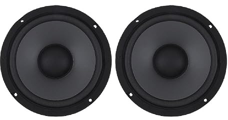 Morain Altoparlanti Stereo Coassiali HiFi per Auto Universali da 6 Pollici Altoparlanti Stereo Coassiali per Auto da 6 Pollici per Porta Automatica Musica Gamme Complete Altoparlante per Auto