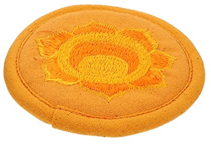 Toyvian Nepalesische Handgefertigte Kleine Doppellagige Klangschalenmatte aus Langlebigem Material Rundes Abgerundetes Buddhismus Klangschalenkissen für Meditation und Yoga