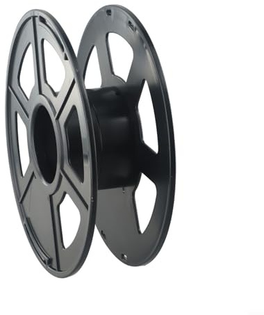 Empty Cable Wire Wrap Reel Drum, for Christmas Lights Rope Cables Filament Storage Organizer, Plastics Material, Black Color, 195g Weight(1Pcs)