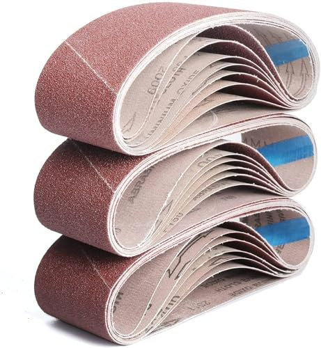 Nastro abrasivo 10 nastri abrasivi 100*610mm carta abrasiva a nastro 40-400 grana carta vetrata nastri abrasivi nastri for levigatrice legno metallo lucidatura. per Levigare,Limare,Affilare Metallo (